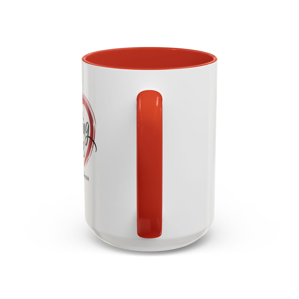 Do Everything in Love Heart Accent Coffee Mug — Inspirational Scripture Coffee Mug (11/15oz)