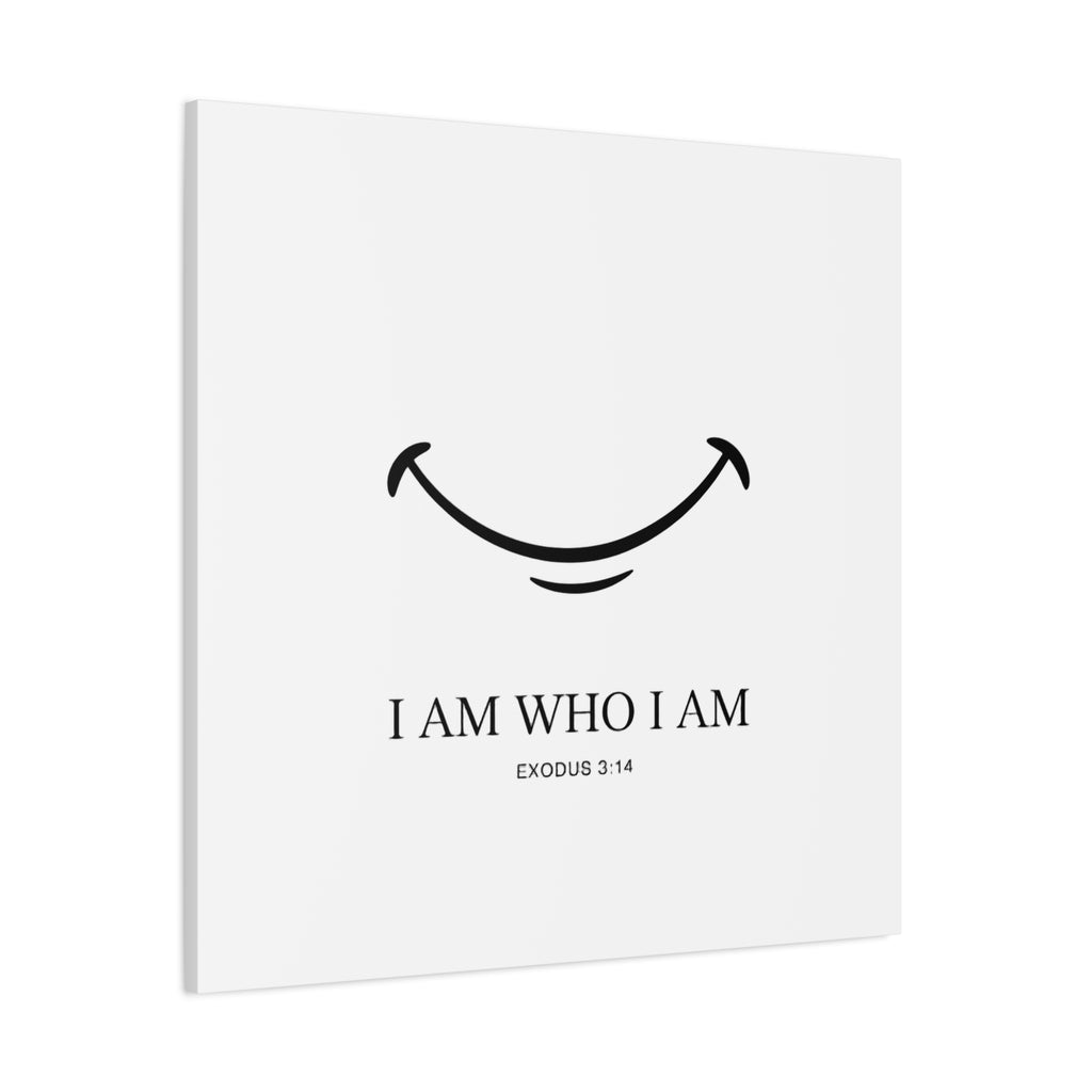 "I Am Who I Am" Exodus 3:14 Matte Canvas