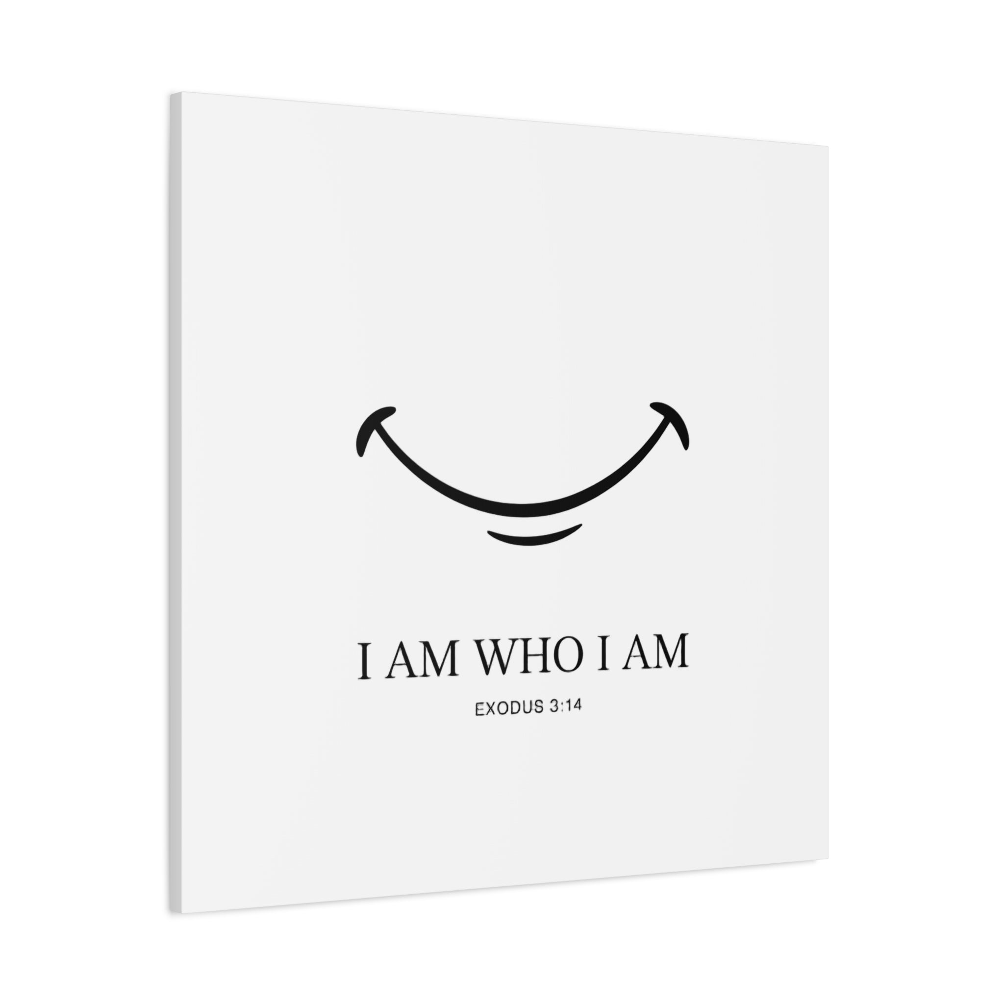 "I Am Who I Am" Exodus 3:14 Matte Canvas