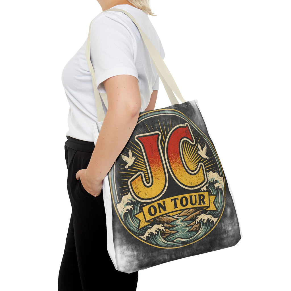JC On Tour Vintage Graphic Tote Bag