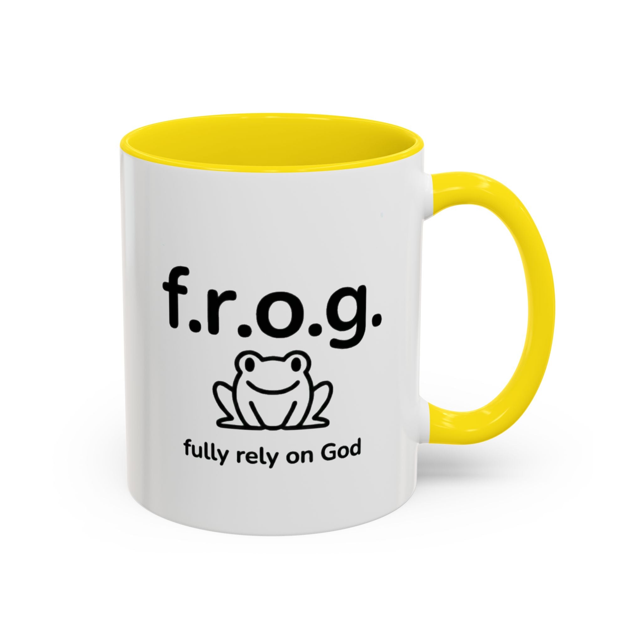 Sip, Smile & Fully Rely on God  – FROG Inspirational Mug