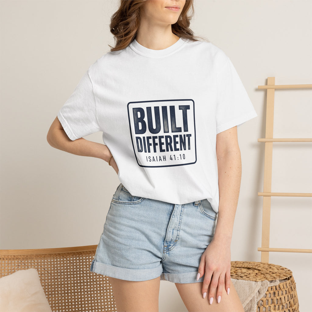 Built Different Isaiah 41:10 Tee