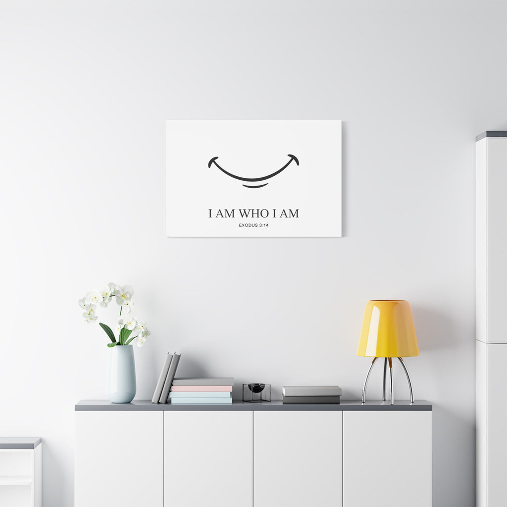 "I Am Who I Am" Exodus 3:14 Matte Canvas