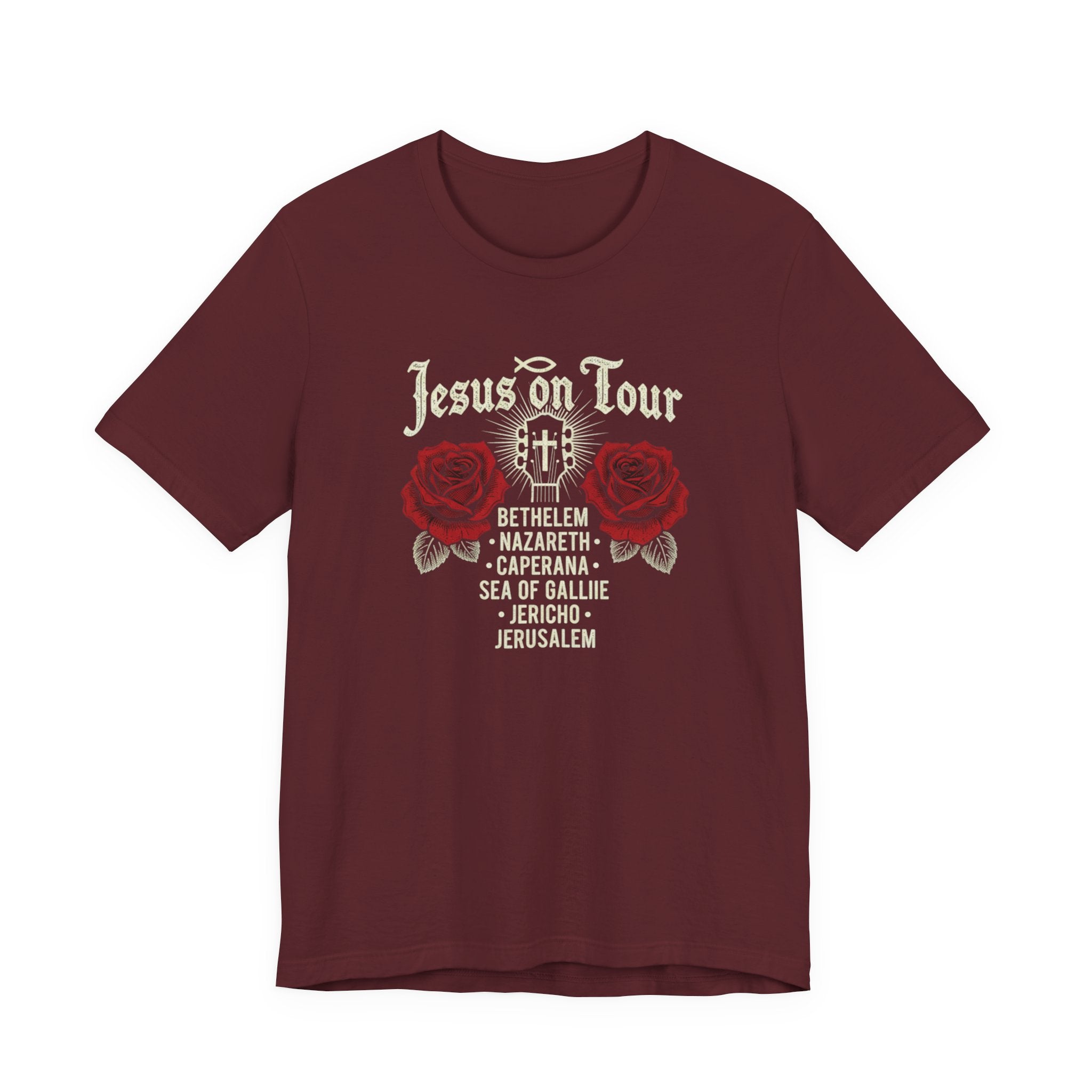 Jesus On Tour – Rock ’n’ Roll T-Shirt