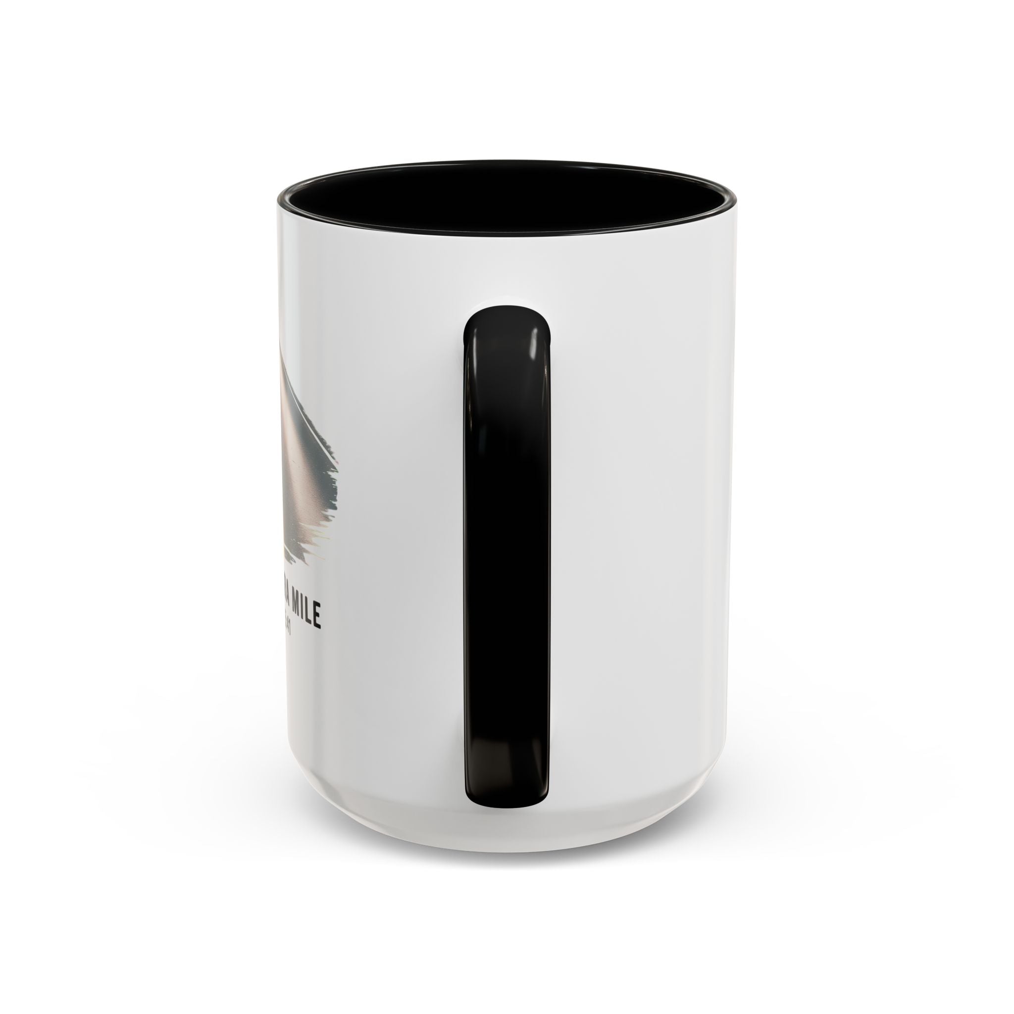 Go the Extra Mile Accent Coffee Mug — Matthew Bible Verse Road Design (11/15oz)