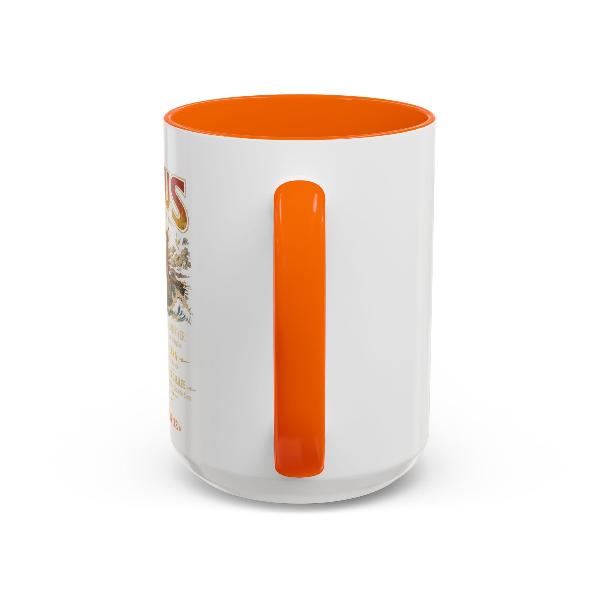 Jesus on Tour Coffee Mug — Band-Tour Style Map of Jesus’ Visits (11/15oz)