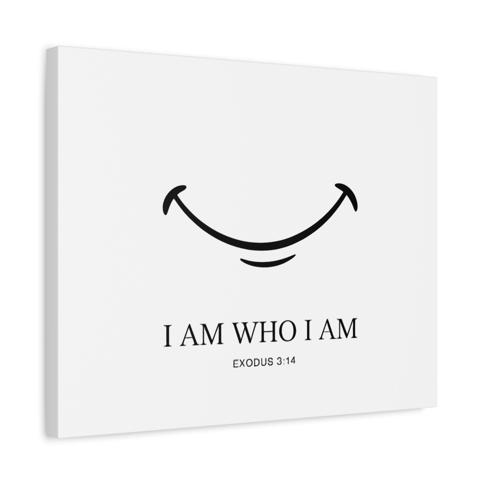 "I Am Who I Am" Exodus 3:14 Matte Canvas