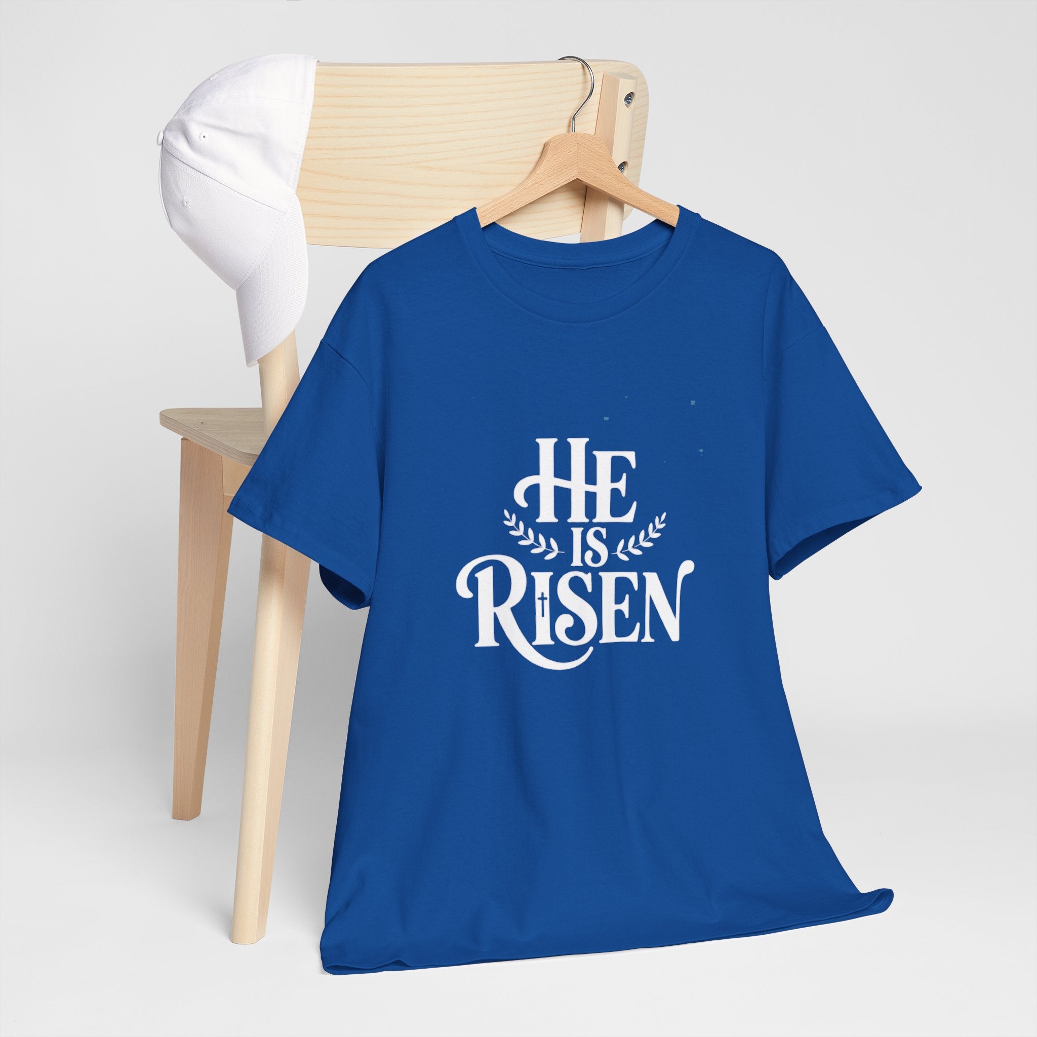 He Is Risen Christian T-Shirt — Faith Tee