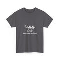 Fully Rely On God (F.R.O.G.) T-Shirt — Cute Frog Faith Tee