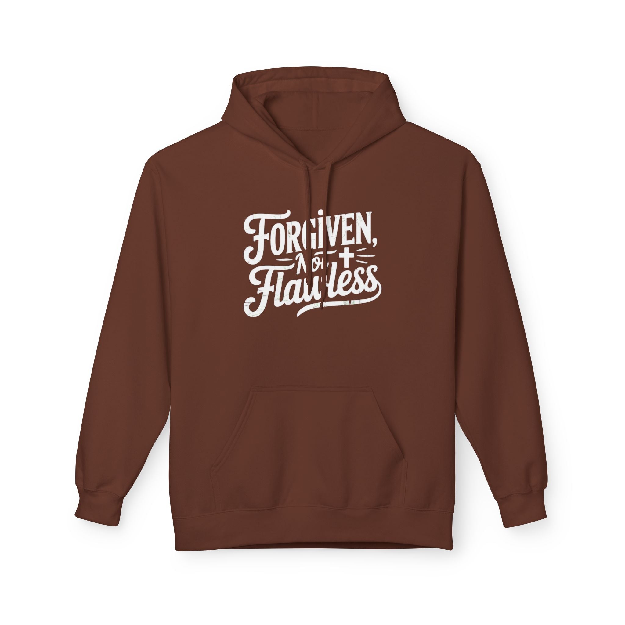 Forgiven Not Flawless - Christian Faith Hoodie
