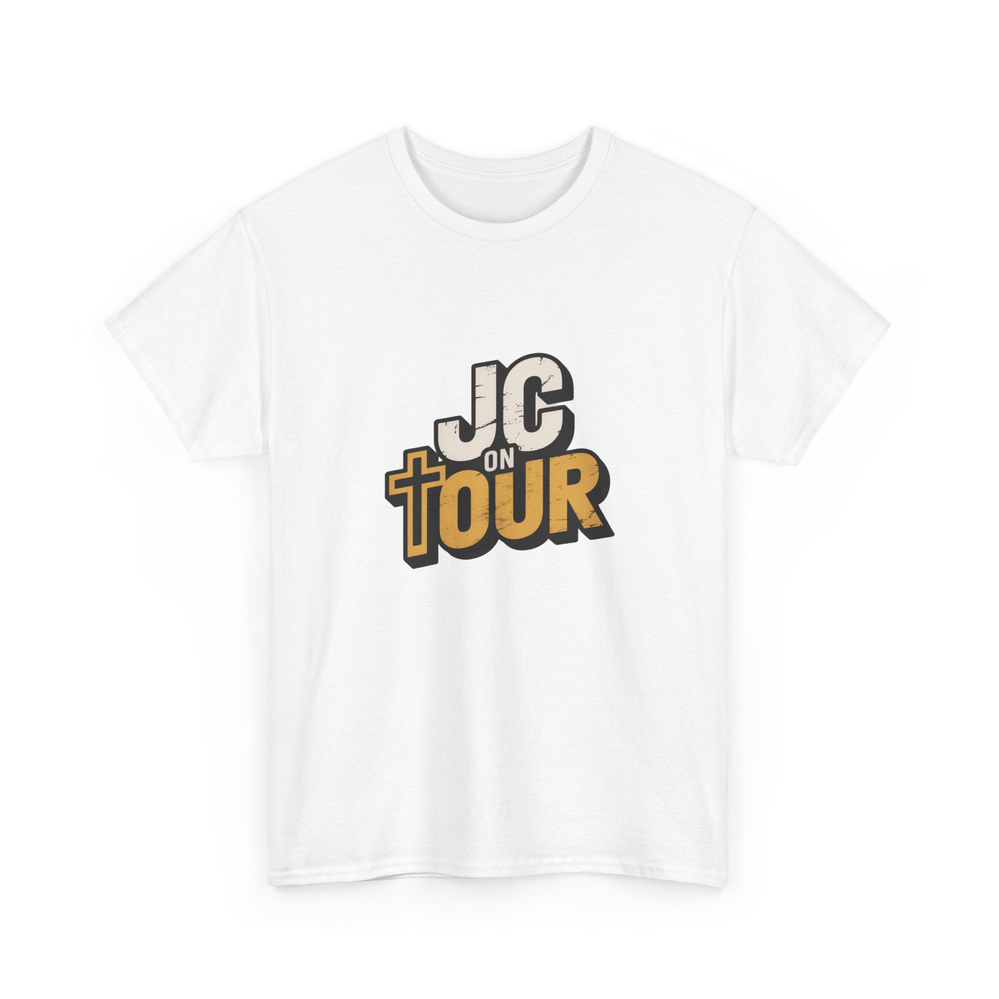 JC On Tour Christian T-Shirt — Funny Jesus Tee for Faith-Based Gifts