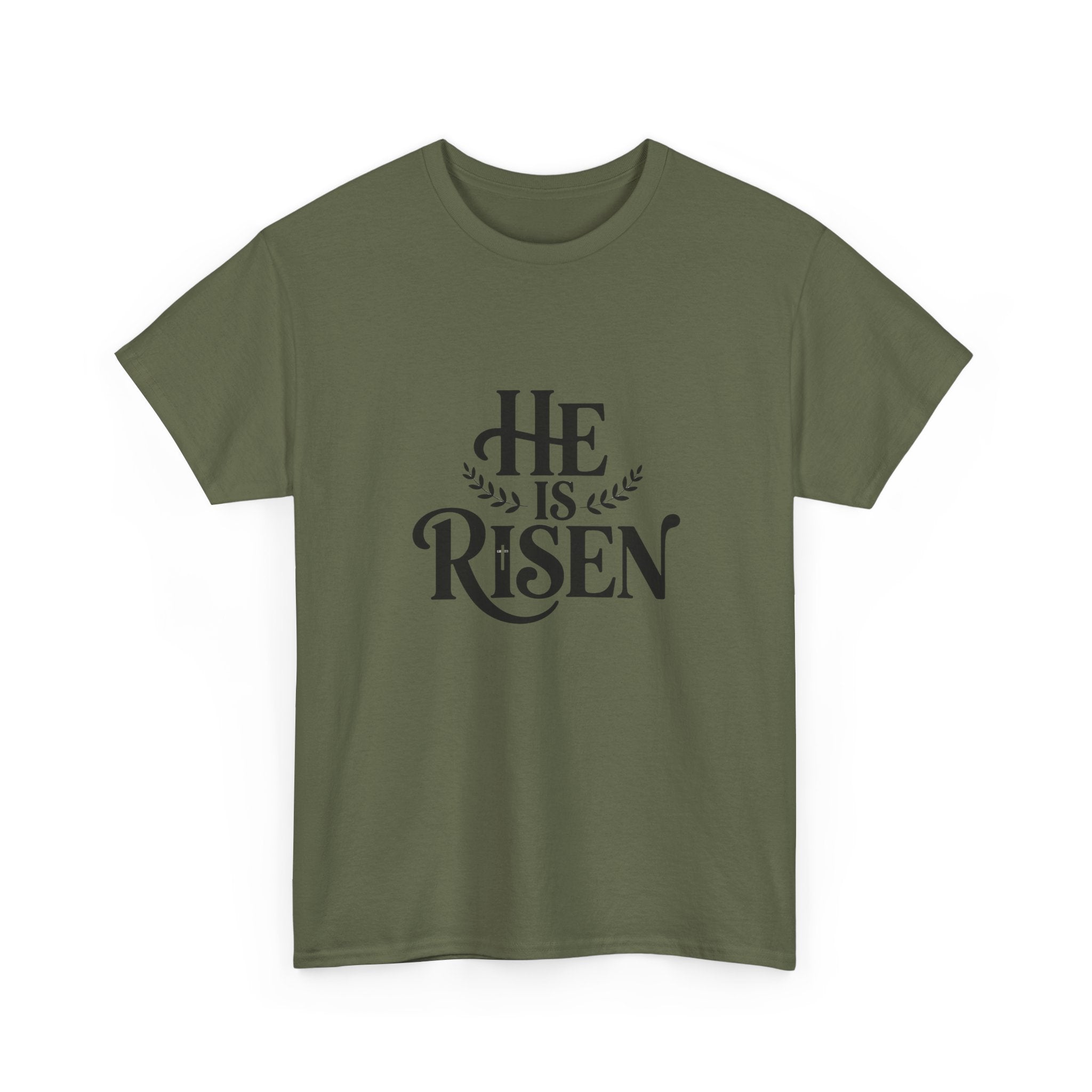 He Is Risen Christian T-Shirt — Faith Tee