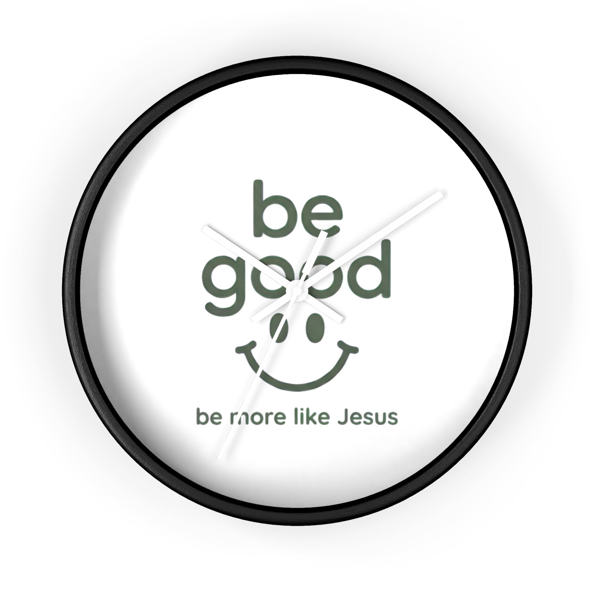 Wall Clock — “Be Good” Christian Inspirational Clock (Be More Like Jesus)