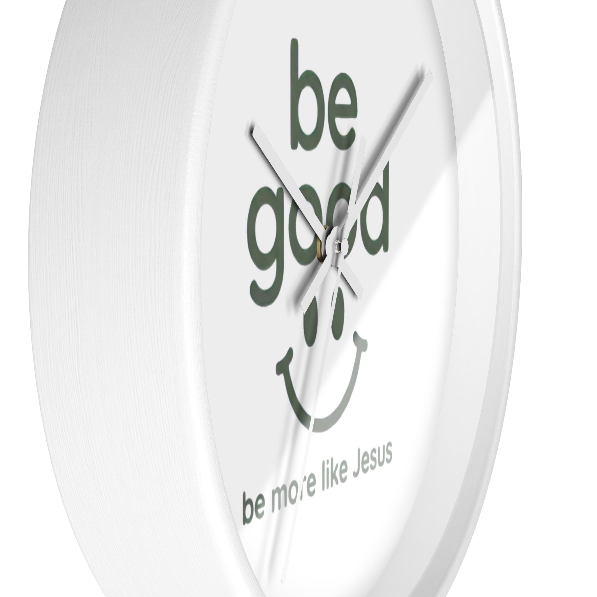 Wall Clock — “Be Good” Christian Inspirational Clock (Be More Like Jesus)