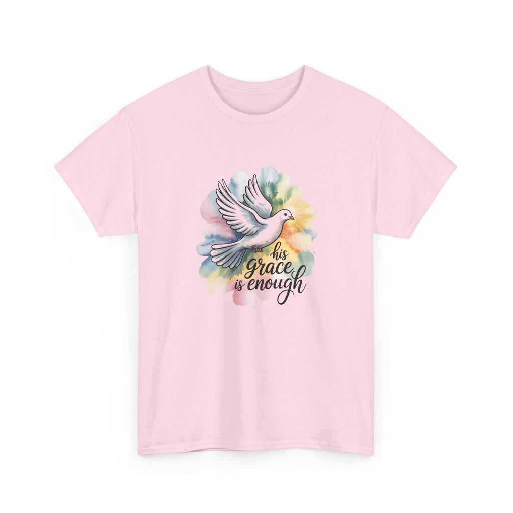 His Grace Is Enough Dove T-Shirt — Inspirational Christian Tee