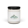 Topo Mountain Contour Candle | Soy Candle, Topographic Map Print