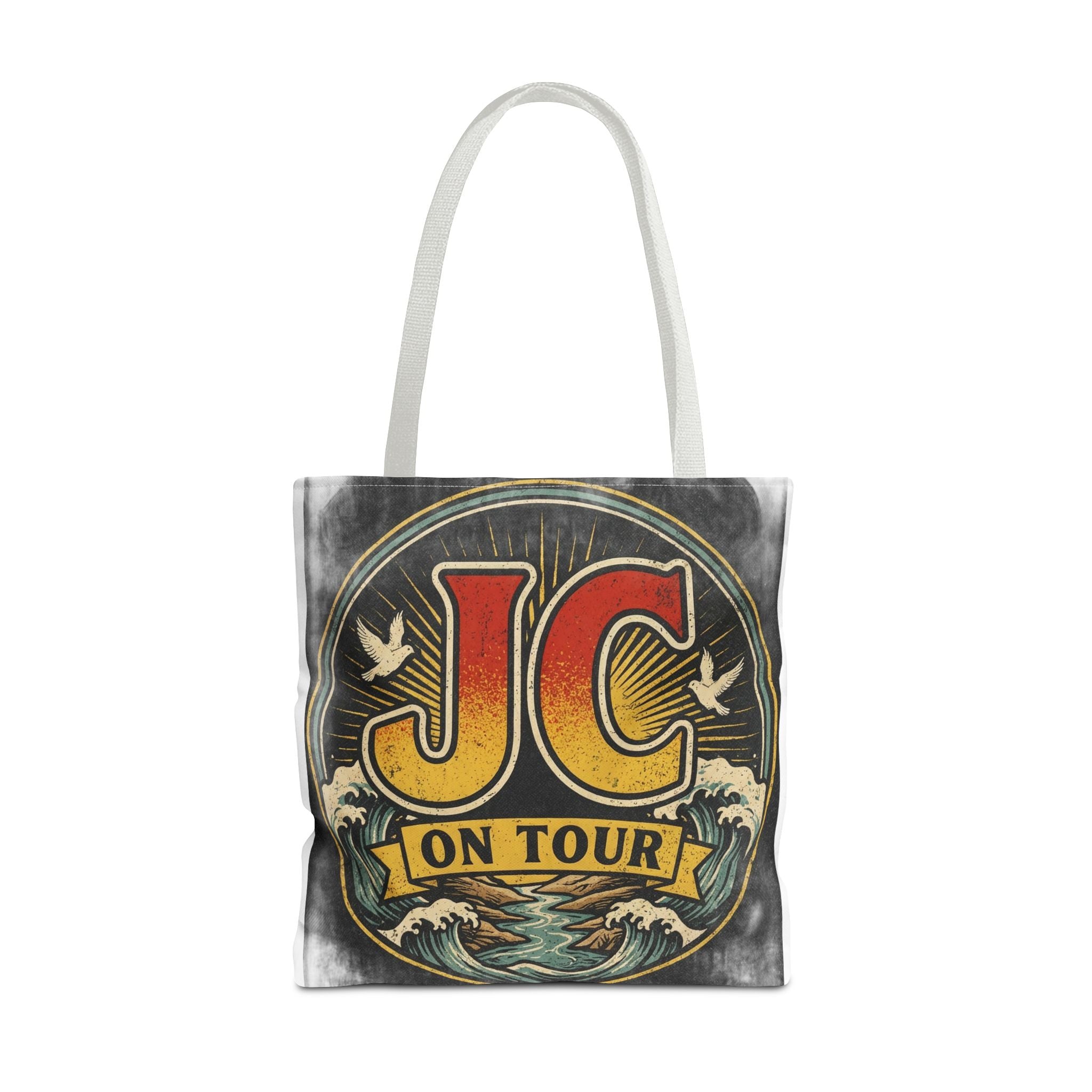 JC On Tour Vintage Graphic Tote Bag