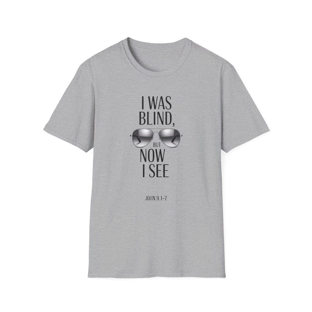 I Was Blind But Now I See Aviator Sunglasses T-Shirt