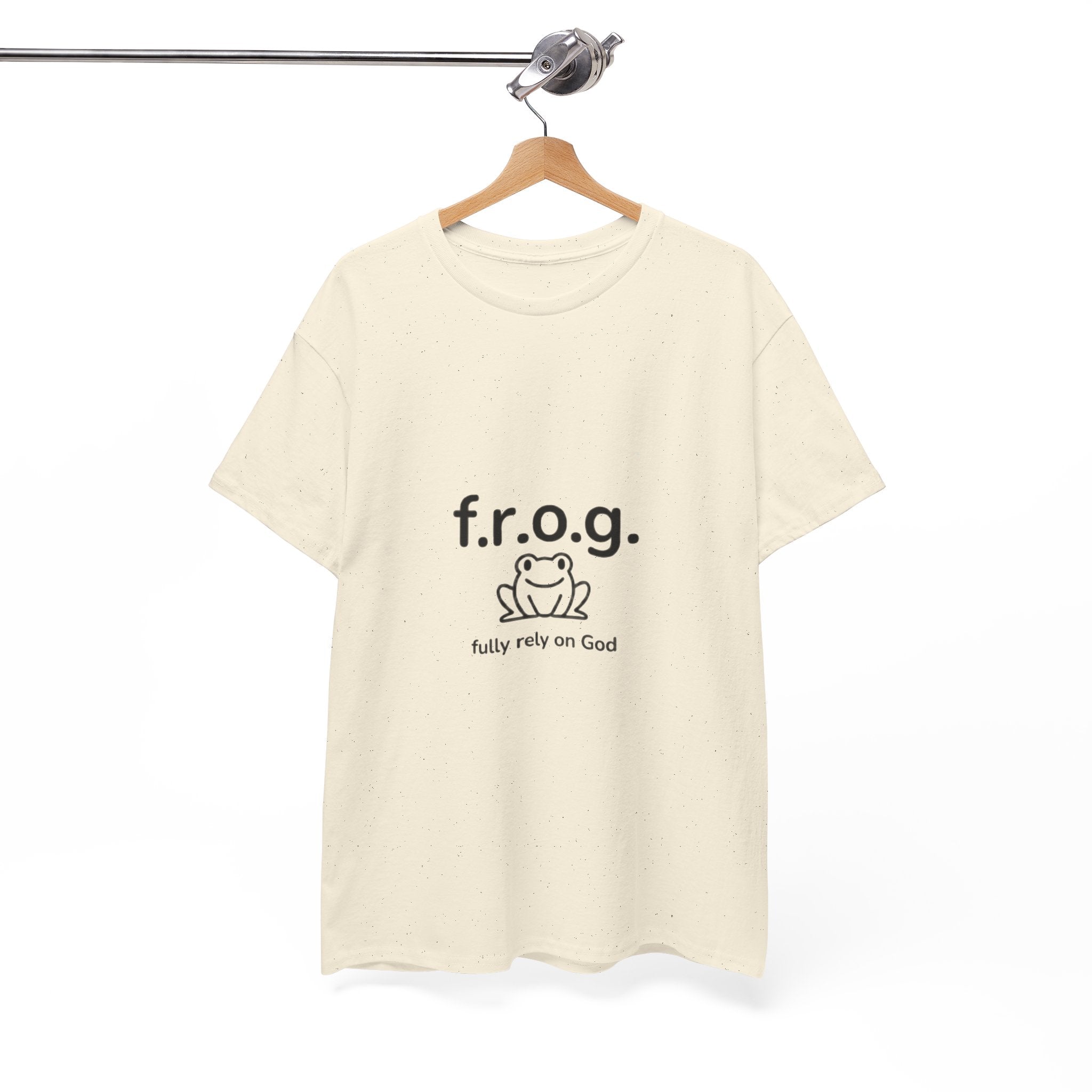 Fully Rely On God (F.R.O.G.) T-Shirt — Cute Frog Faith Tee