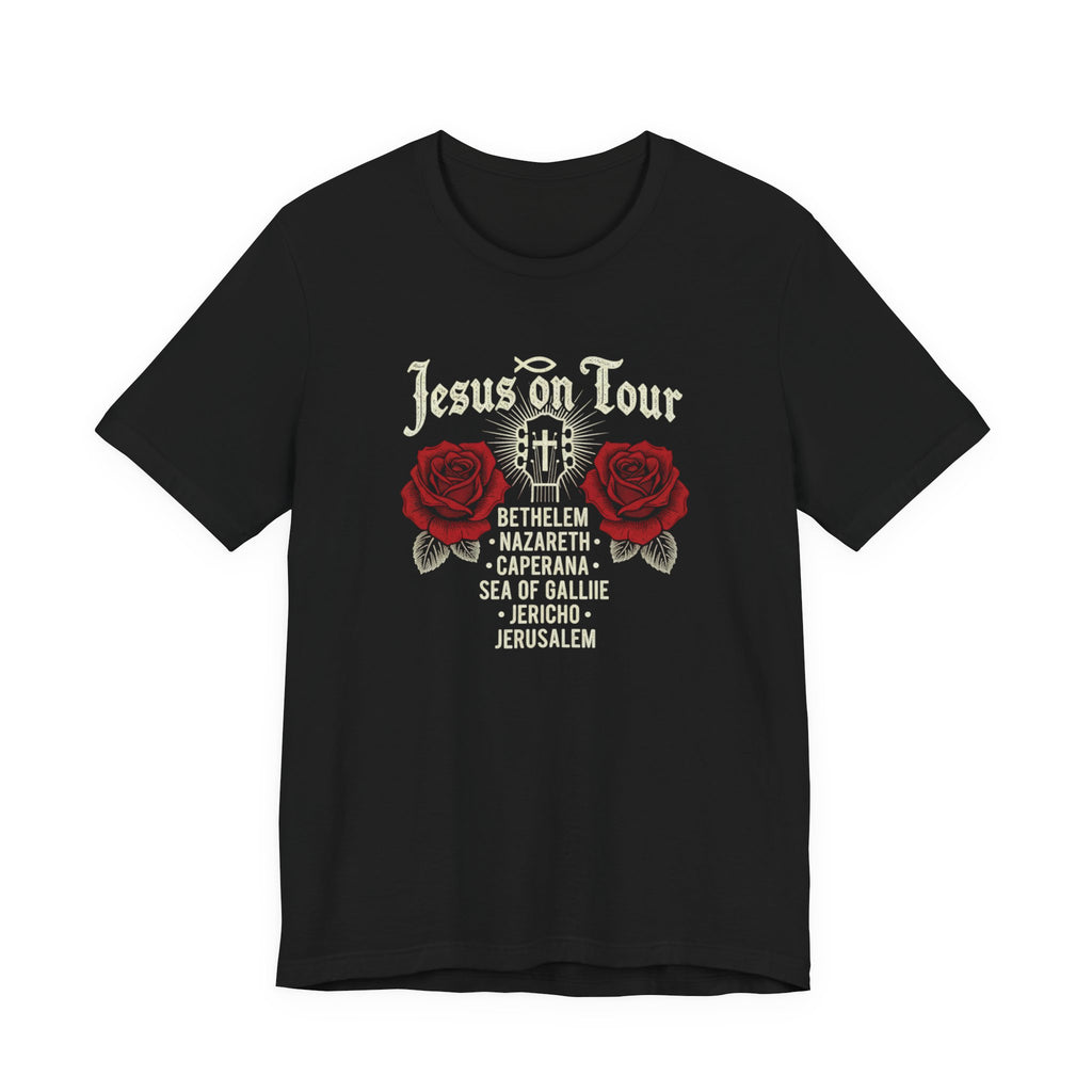 Jesus On Tour – Rock ’n’ Roll T-Shirt