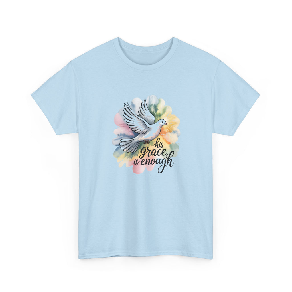 His Grace Is Enough Dove T-Shirt — Inspirational Christian Tee