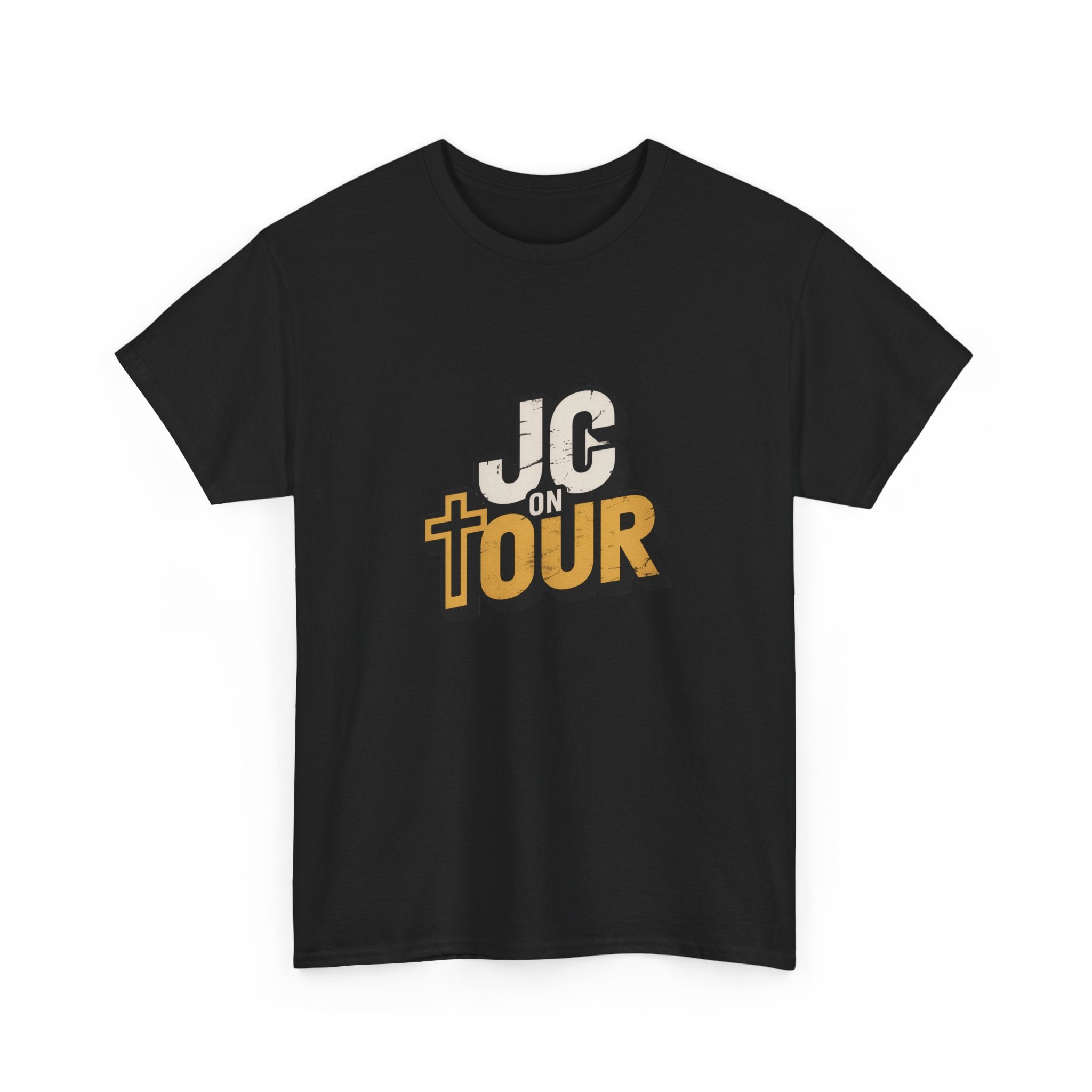 JC On Tour Christian T-Shirt — Funny Jesus Tee for Faith-Based Gifts