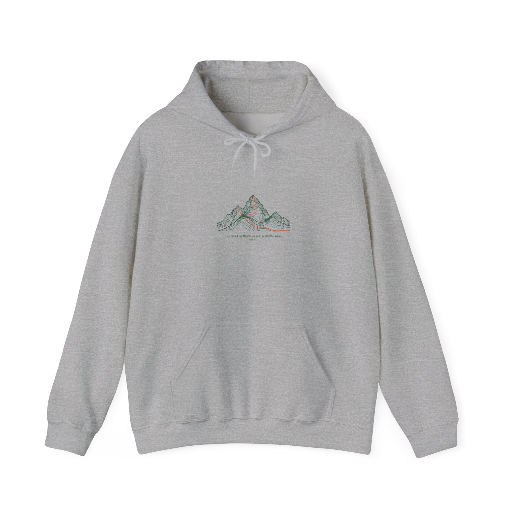 Topo Contour Mountain Hoodie | topographic map print, contour line design