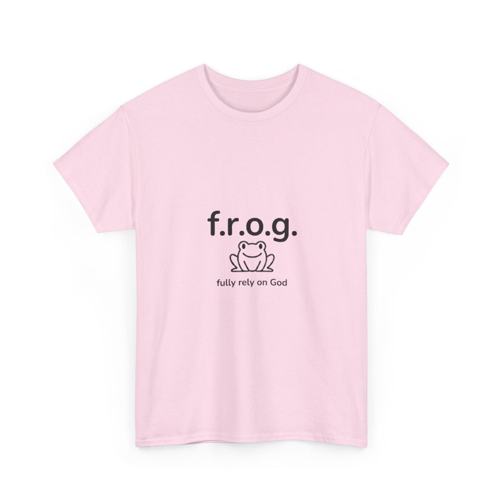 Fully Rely On God (F.R.O.G.) T-Shirt — Cute Frog Faith Tee