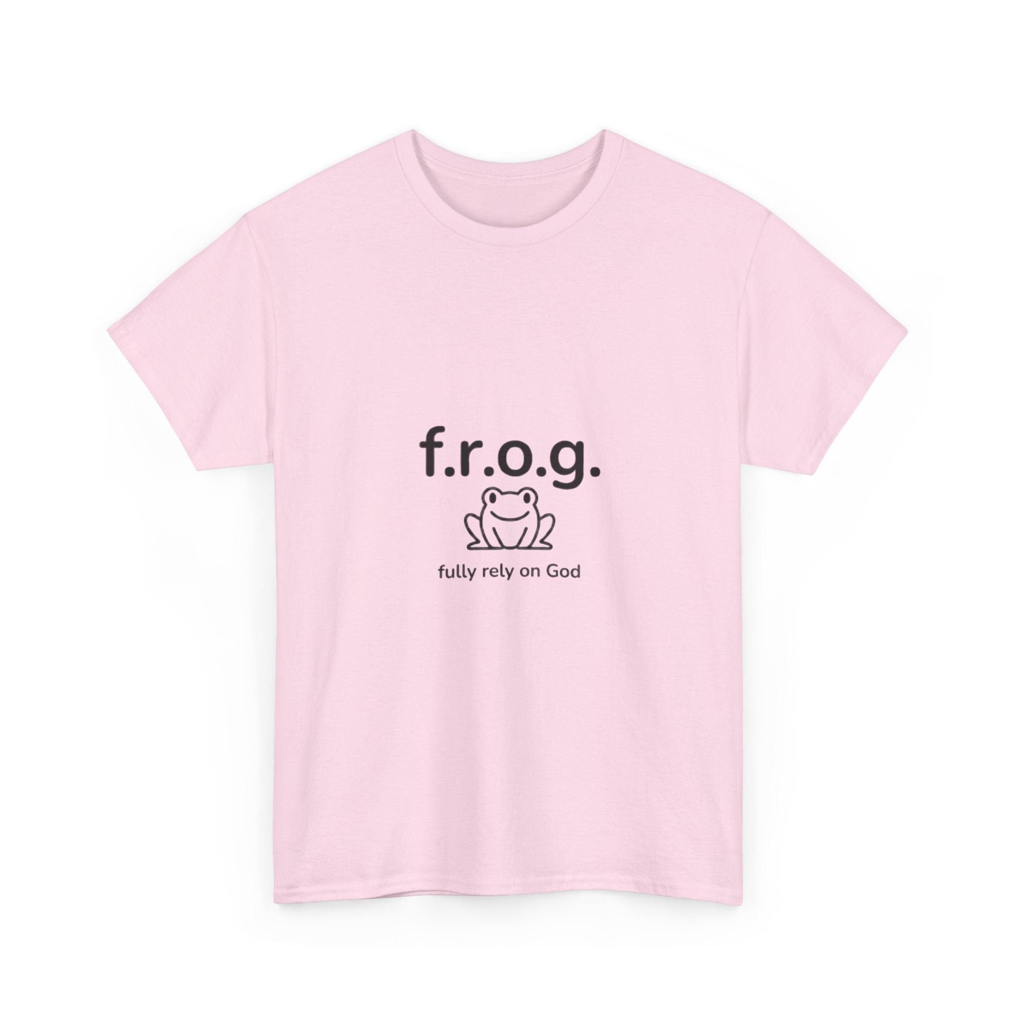Fully Rely On God (F.R.O.G.) T-Shirt — Cute Frog Faith Tee
