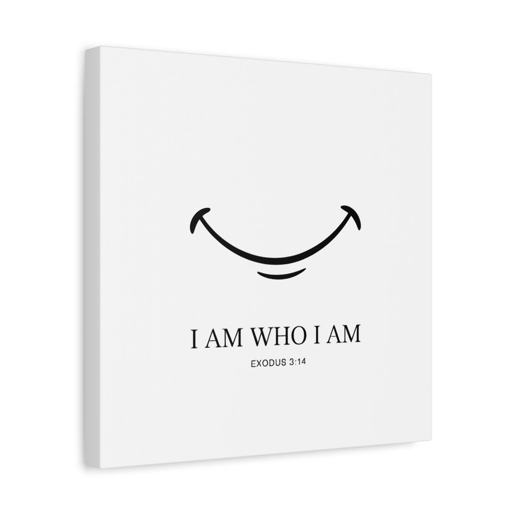 "I Am Who I Am" Exodus 3:14 Matte Canvas