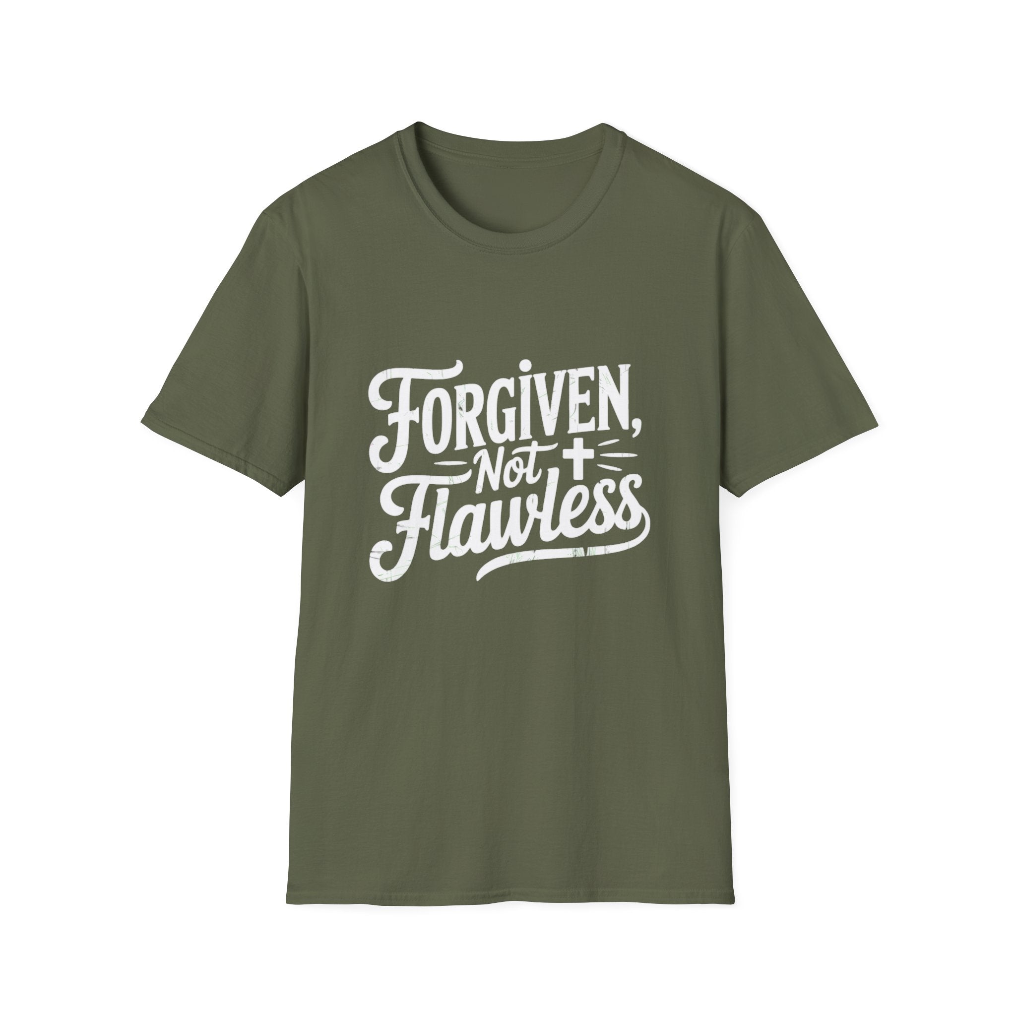 Forgiven Not Flawless T-Shirt – Faith Over Perfection