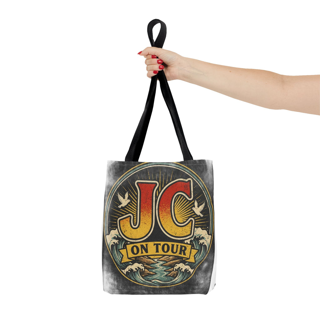 JC On Tour Vintage Graphic Tote Bag