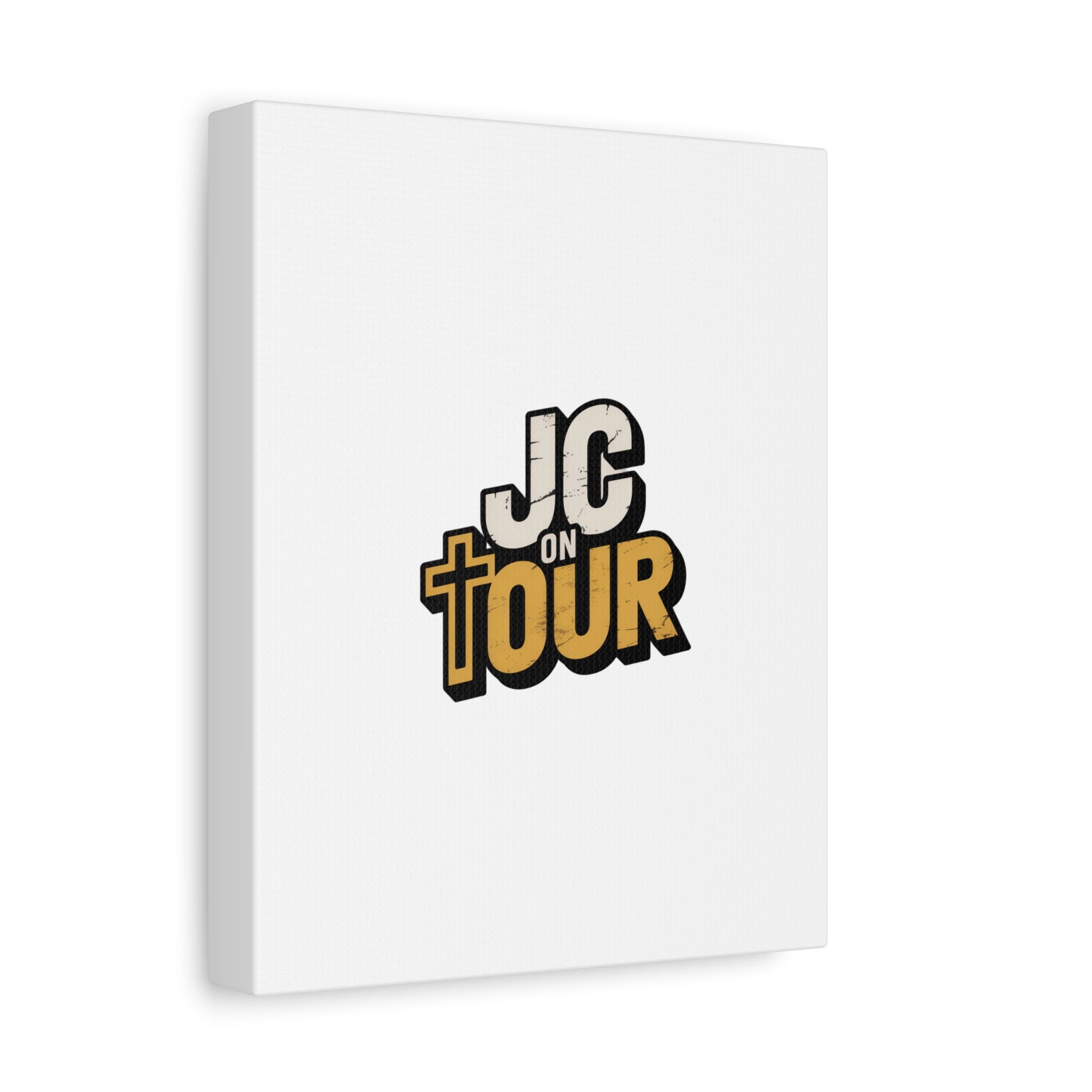 JC on Tour Matte Canvas Wall Art – Christian Faith-Inspired Stretched Canvas