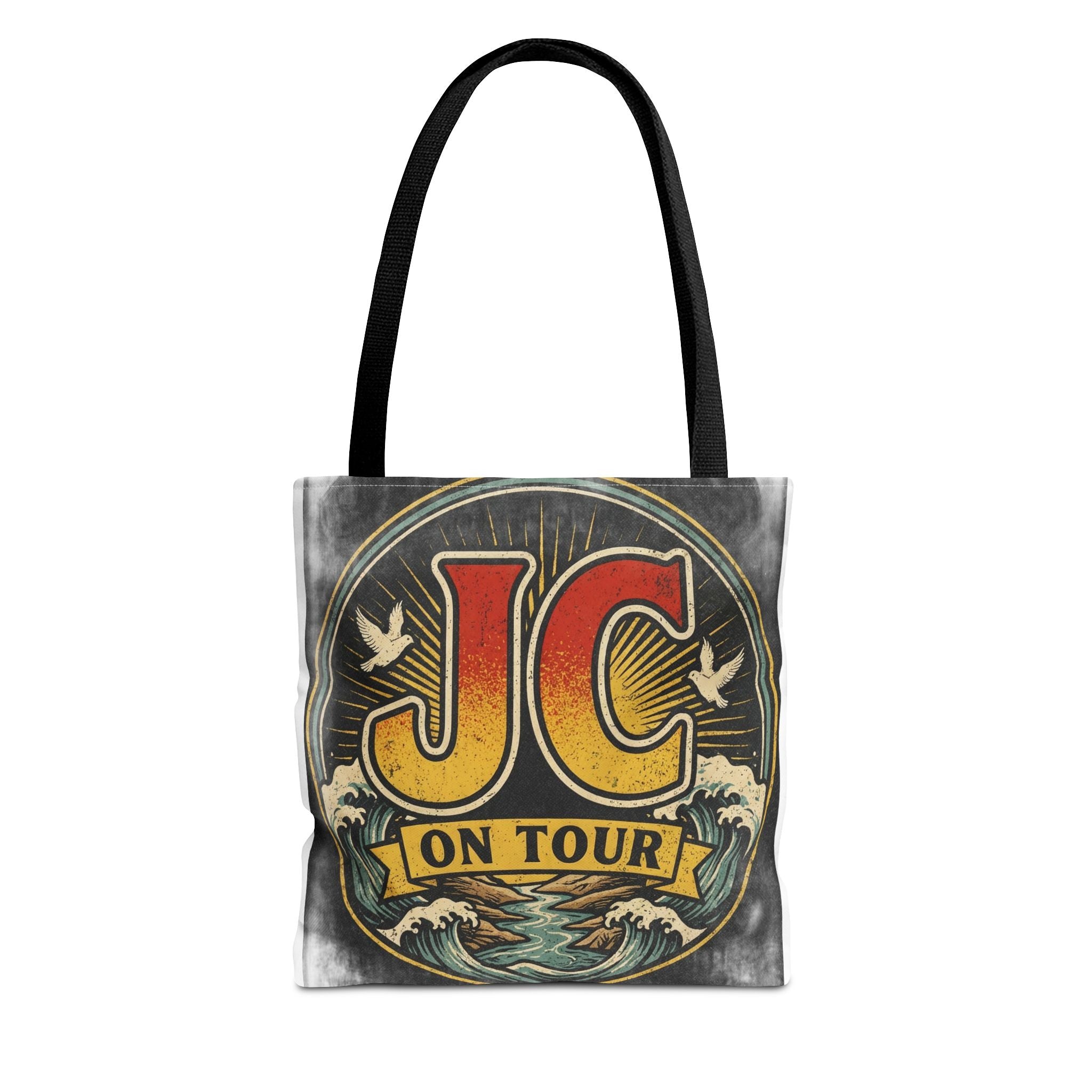 JC On Tour Vintage Graphic Tote Bag
