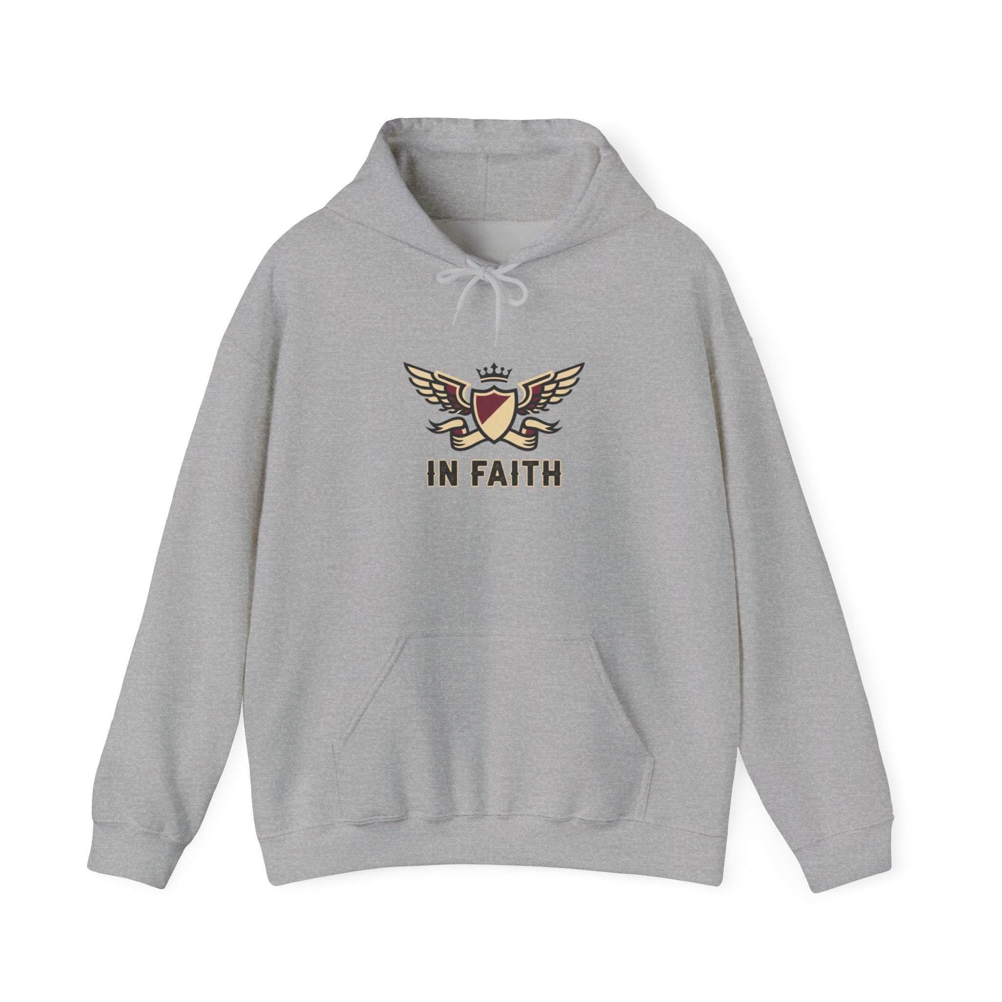 In Faith Hoodie — Inspirational Christian Hooded Sweatshirt