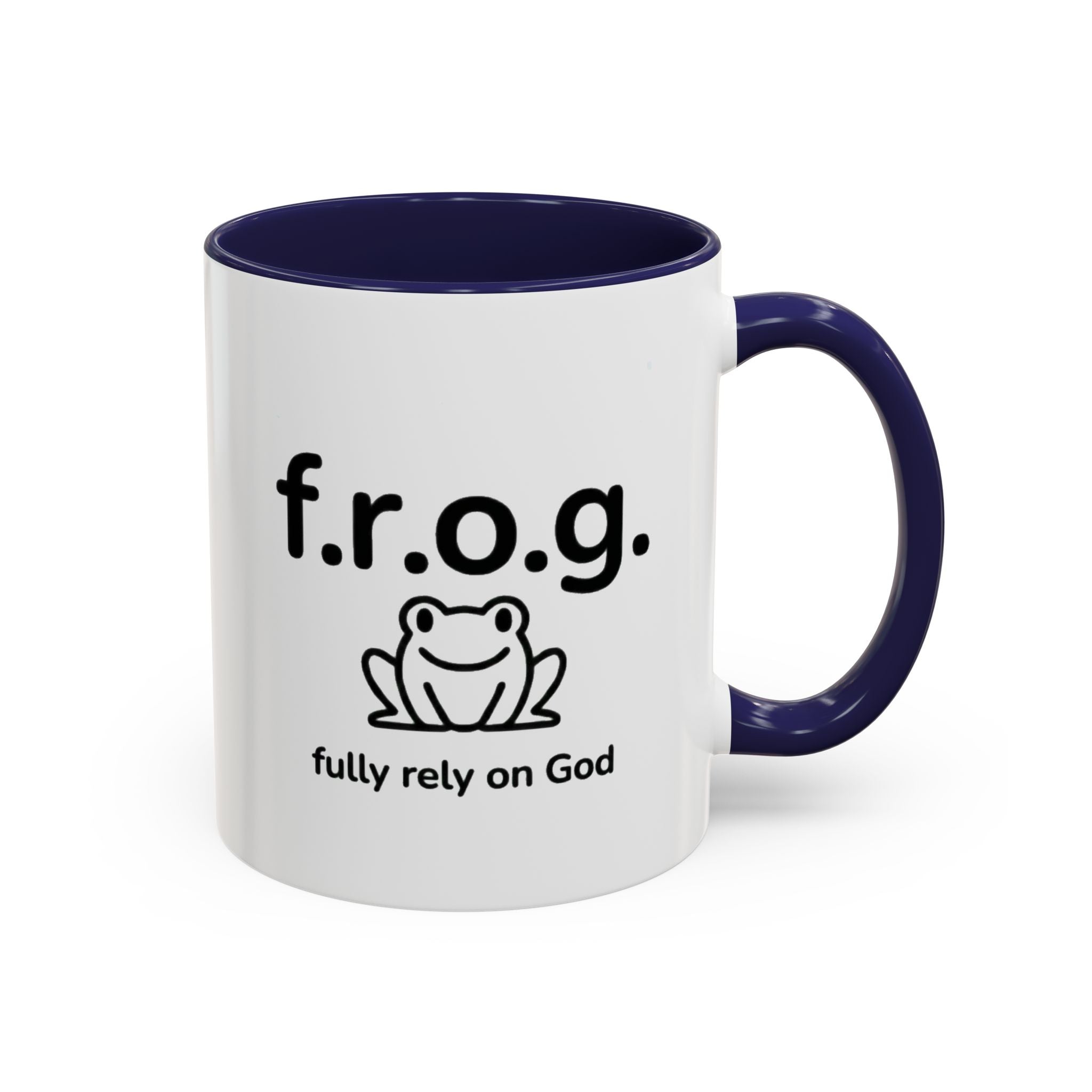 Sip, Smile & Fully Rely on God  – FROG Inspirational Mug