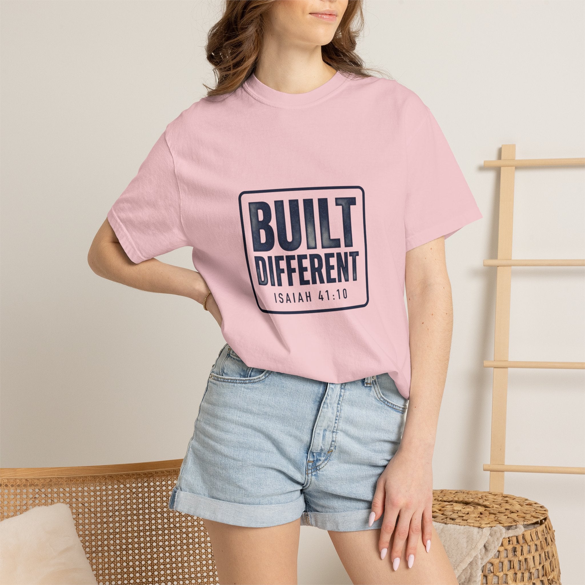 Built Different Isaiah 41:10 Tee