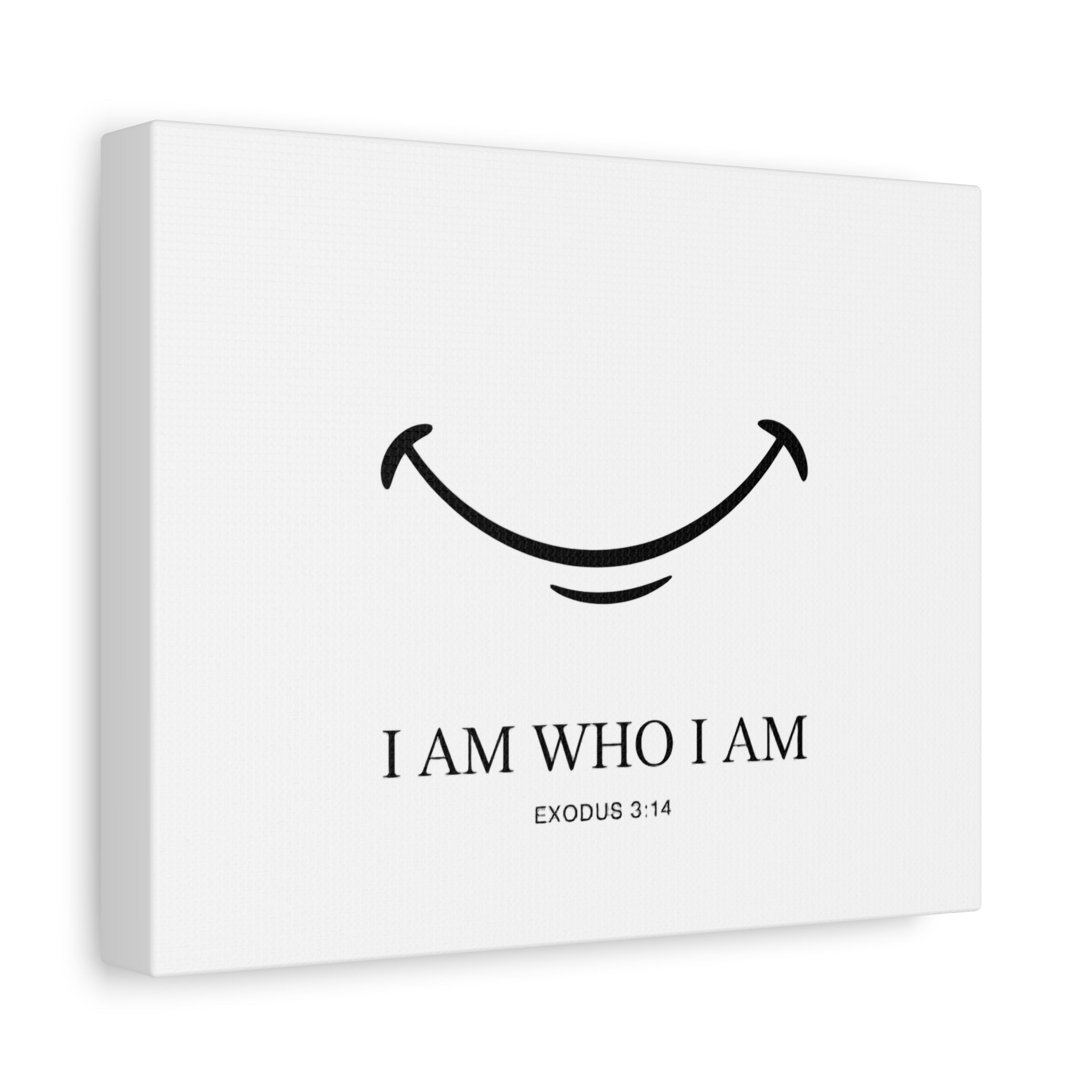"I Am Who I Am" Exodus 3:14 Matte Canvas