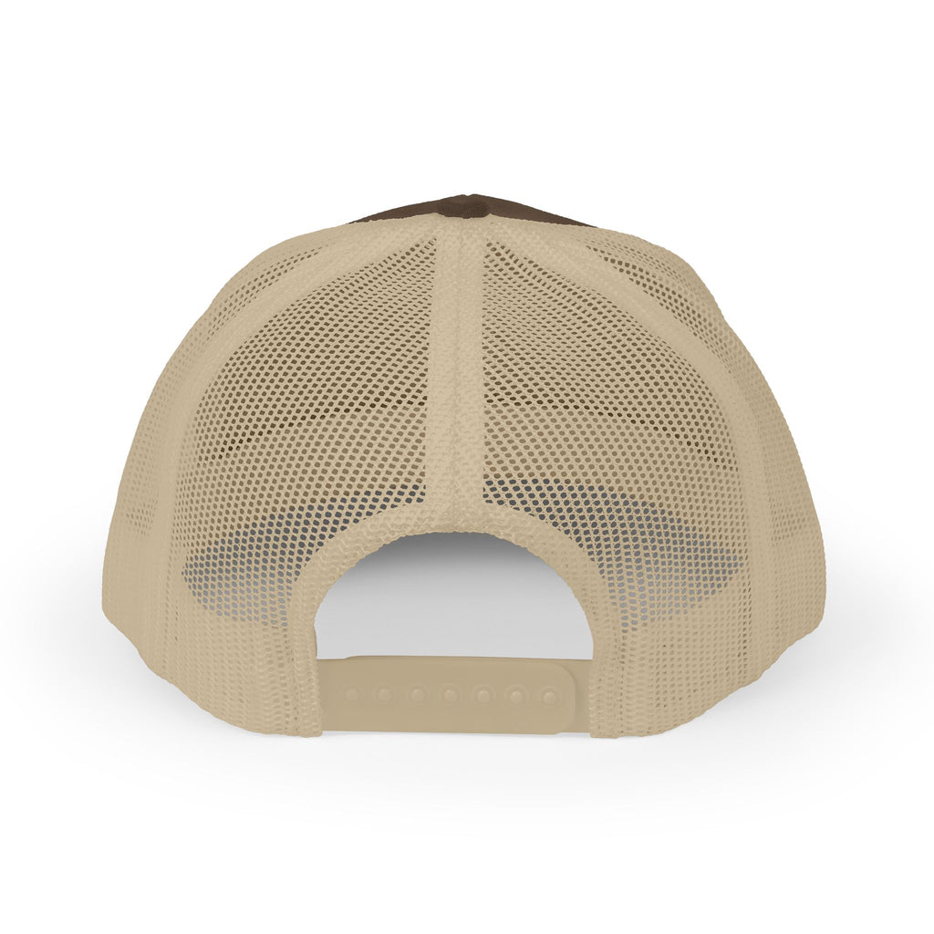 Be Nice Smiley Snapback Trucker Cap — Positive Message Mesh Hat