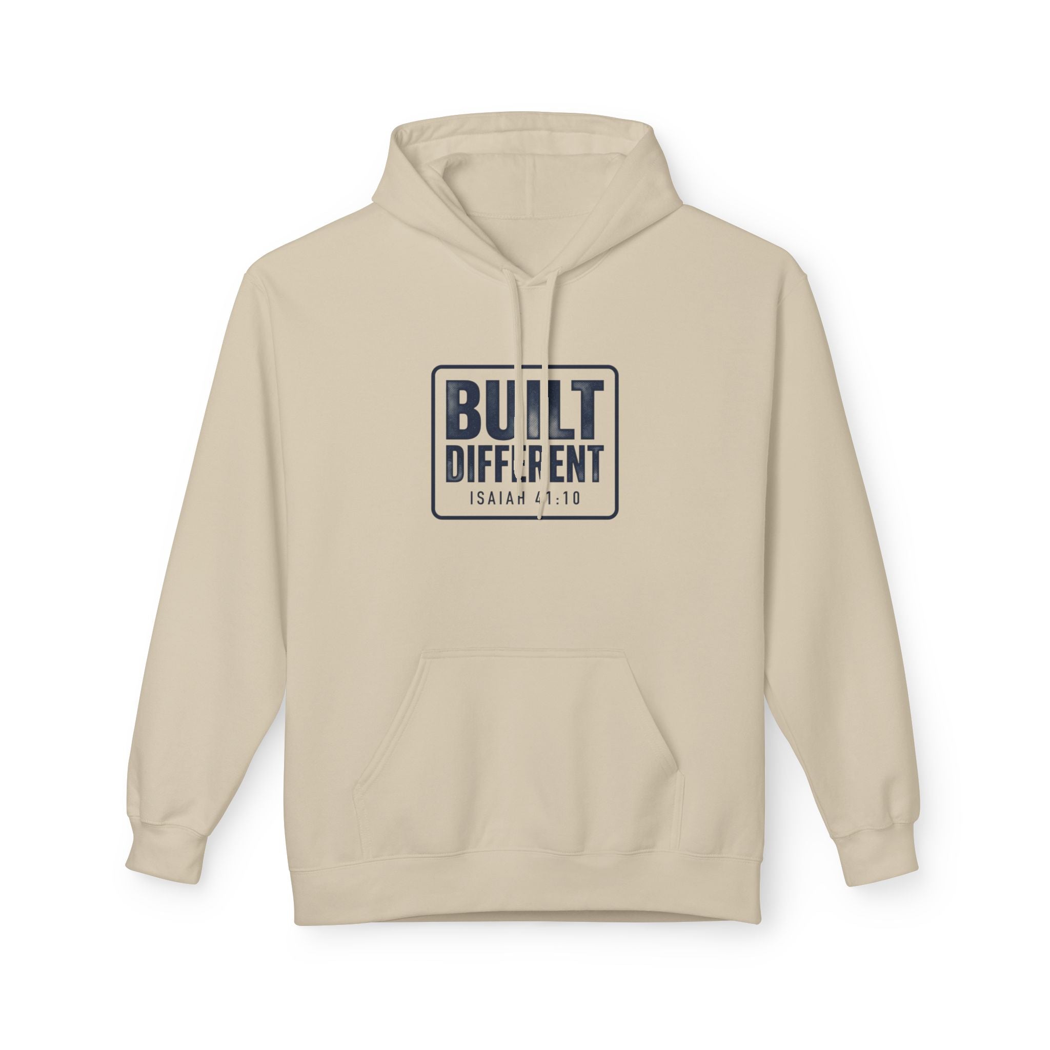 Built Different Hoodie — Motivational Graphic Pullover