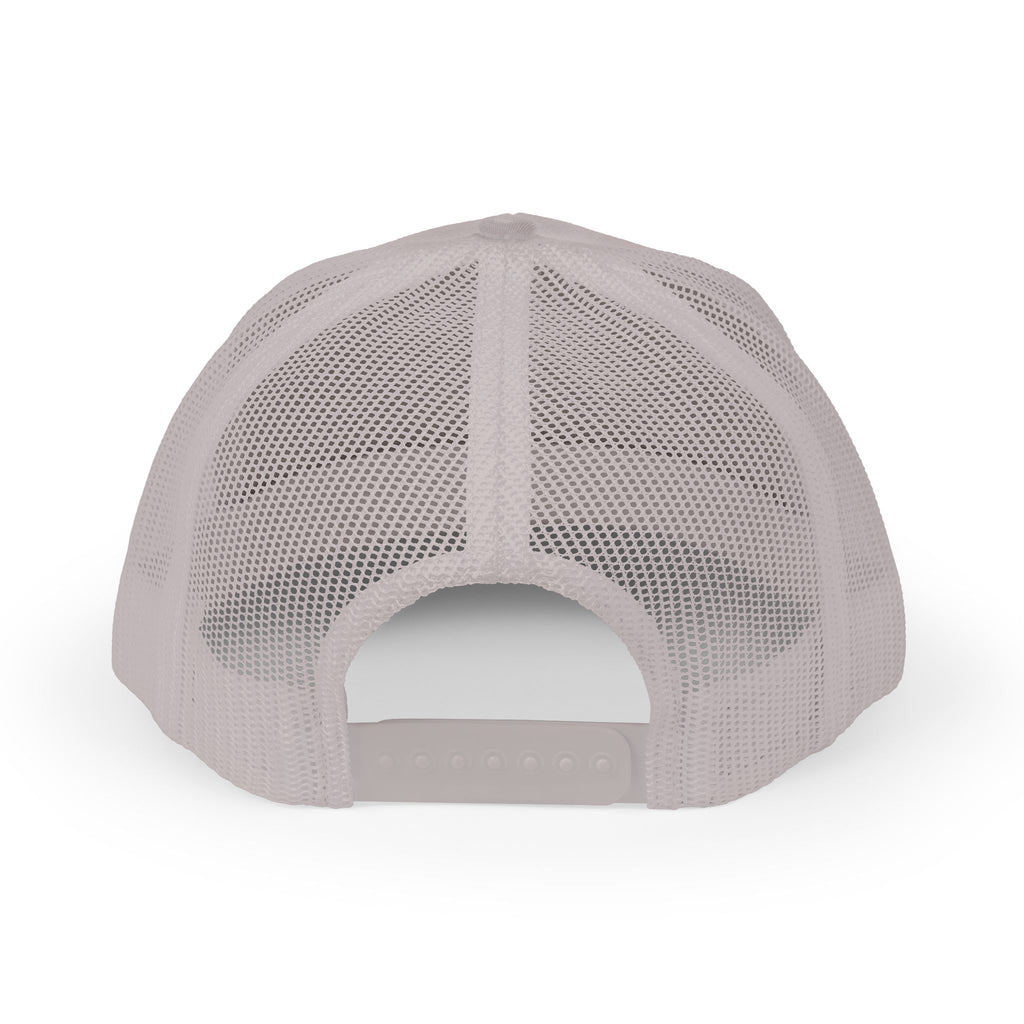 Be Nice Smiley Snapback Trucker Cap — Positive Message Mesh Hat