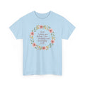 Fearfully & Wonderfully Made T-Shirt — Floral Christian Psalm 139:14 Tee