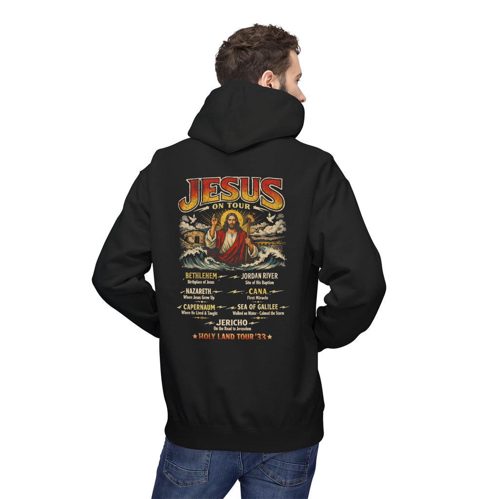 Jesus Tour Hoodie — Holy Land Tour Vintage Religious Sweatshirt