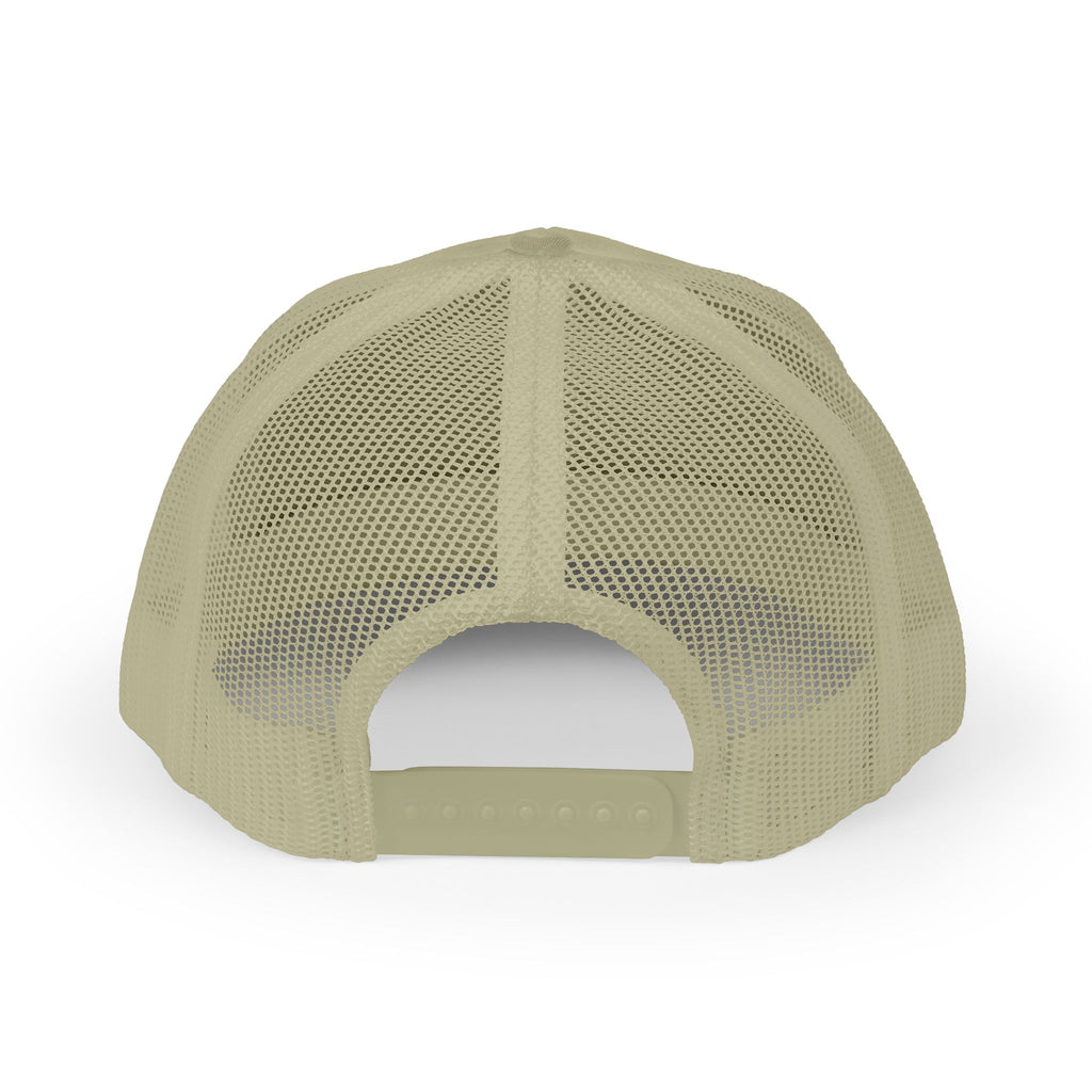 Be Nice Smiley Snapback Trucker Cap — Positive Message Mesh Hat