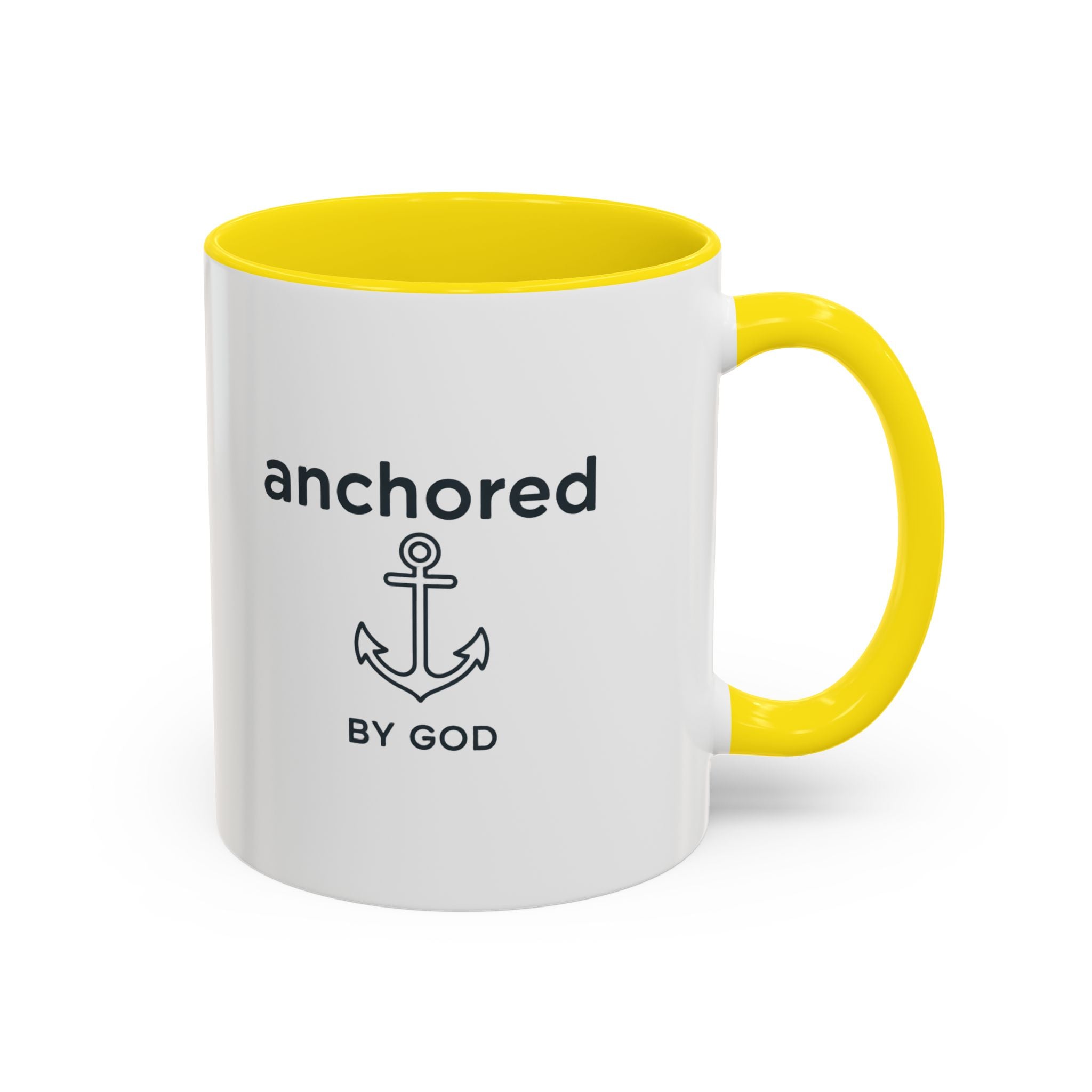Sip & Smile anchored by God – Inspirational Mug