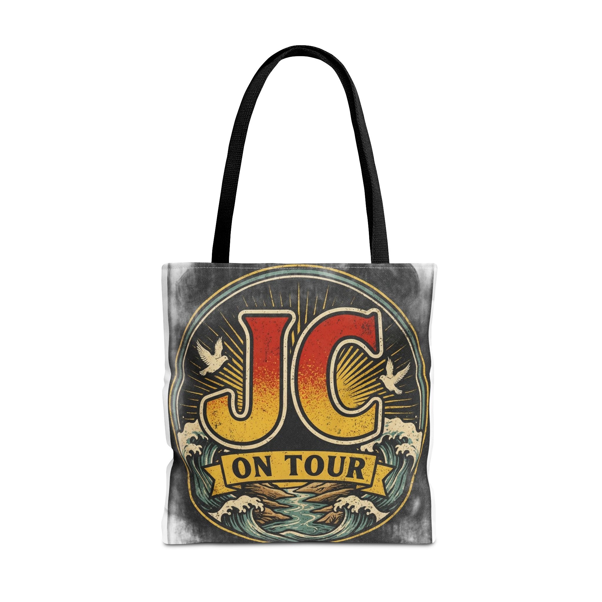 JC On Tour Vintage Graphic Tote Bag