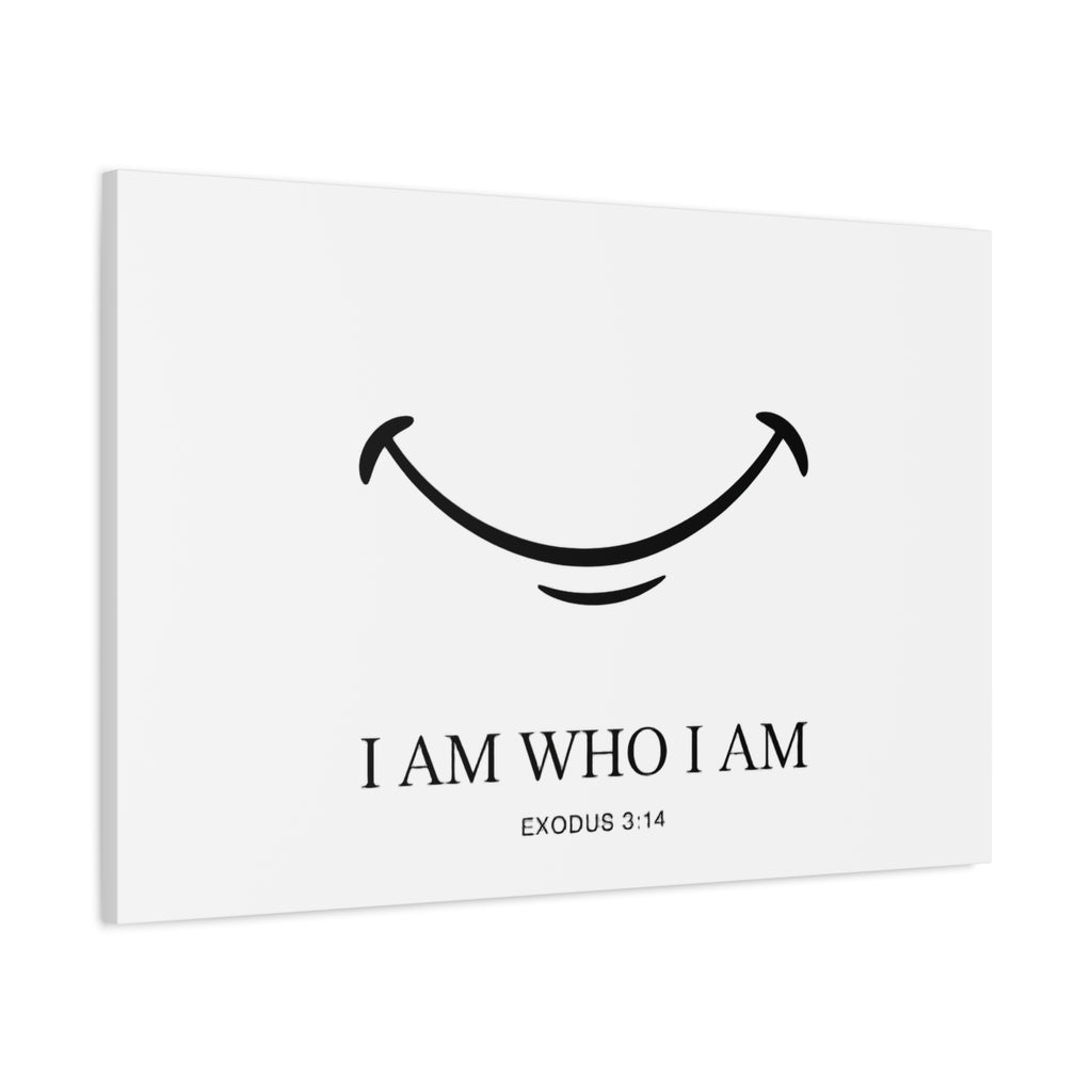 "I Am Who I Am" Exodus 3:14 Matte Canvas