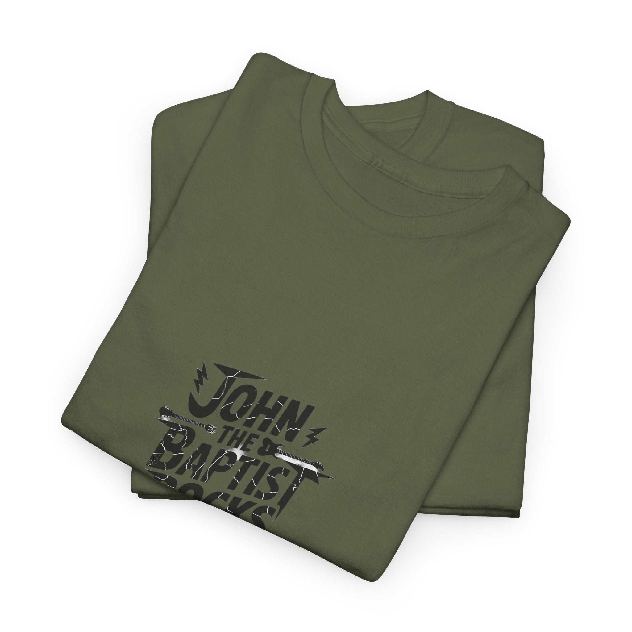 John the Baptist Rocks T-Shirt — Rock ’n’ Roll Christian Tee