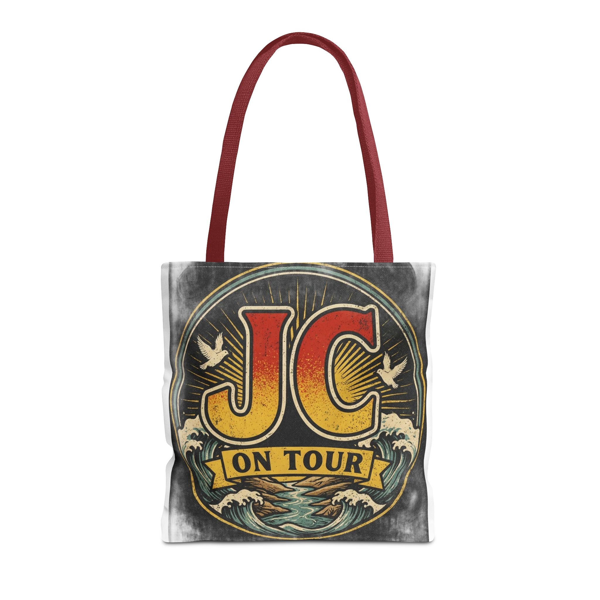 JC On Tour Vintage Graphic Tote Bag