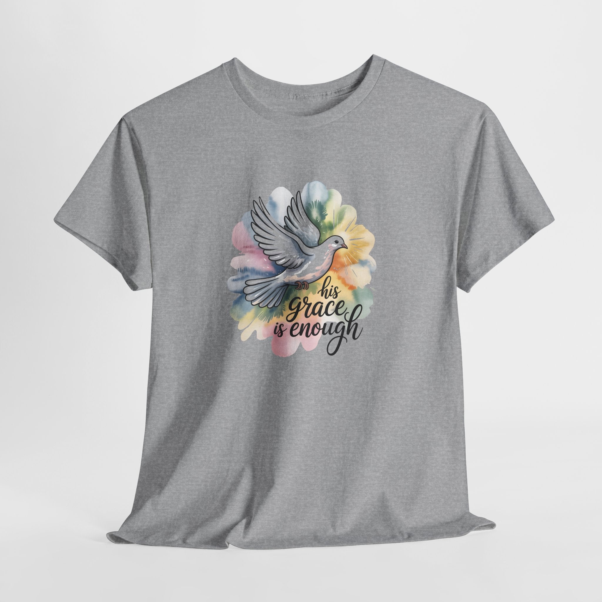 His Grace Is Enough Dove T-Shirt — Inspirational Christian Tee